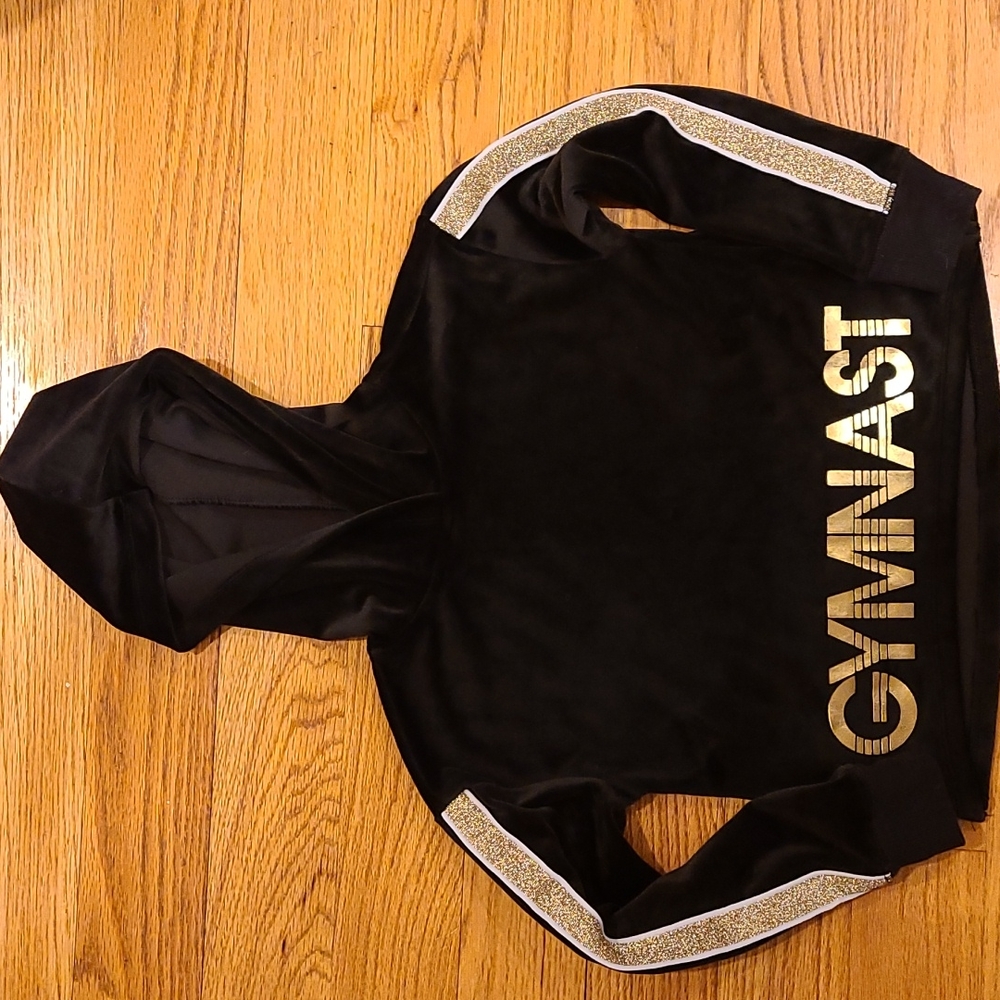 Justice Active Velour Gymnast Hoodie, size 6